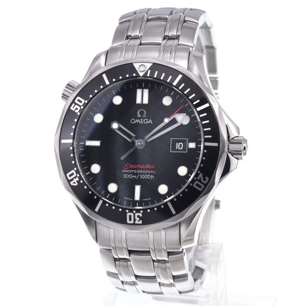 with paper OMEGA Seamaster Professional 300M 212.30.41.61.01.001 Date black Dial Quartz Men's
 Watch Q#149046