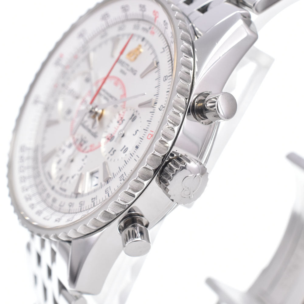with paper BREITLING Mont Brillant AB0130 Silver Dial Automatic Men's
 Watch Q#149047