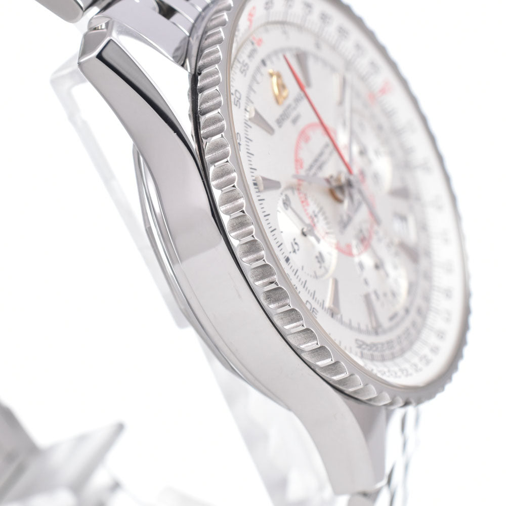 with paper BREITLING Mont Brillant AB0130 Silver Dial Automatic Men's
 Watch Q#149047