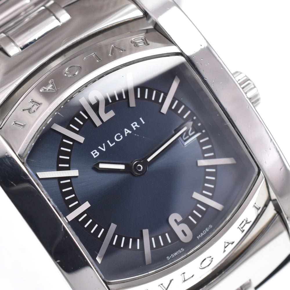 BVLGARI Assioma AA39S Date Navy Dial Quartz Ladies
 Watch R#149048