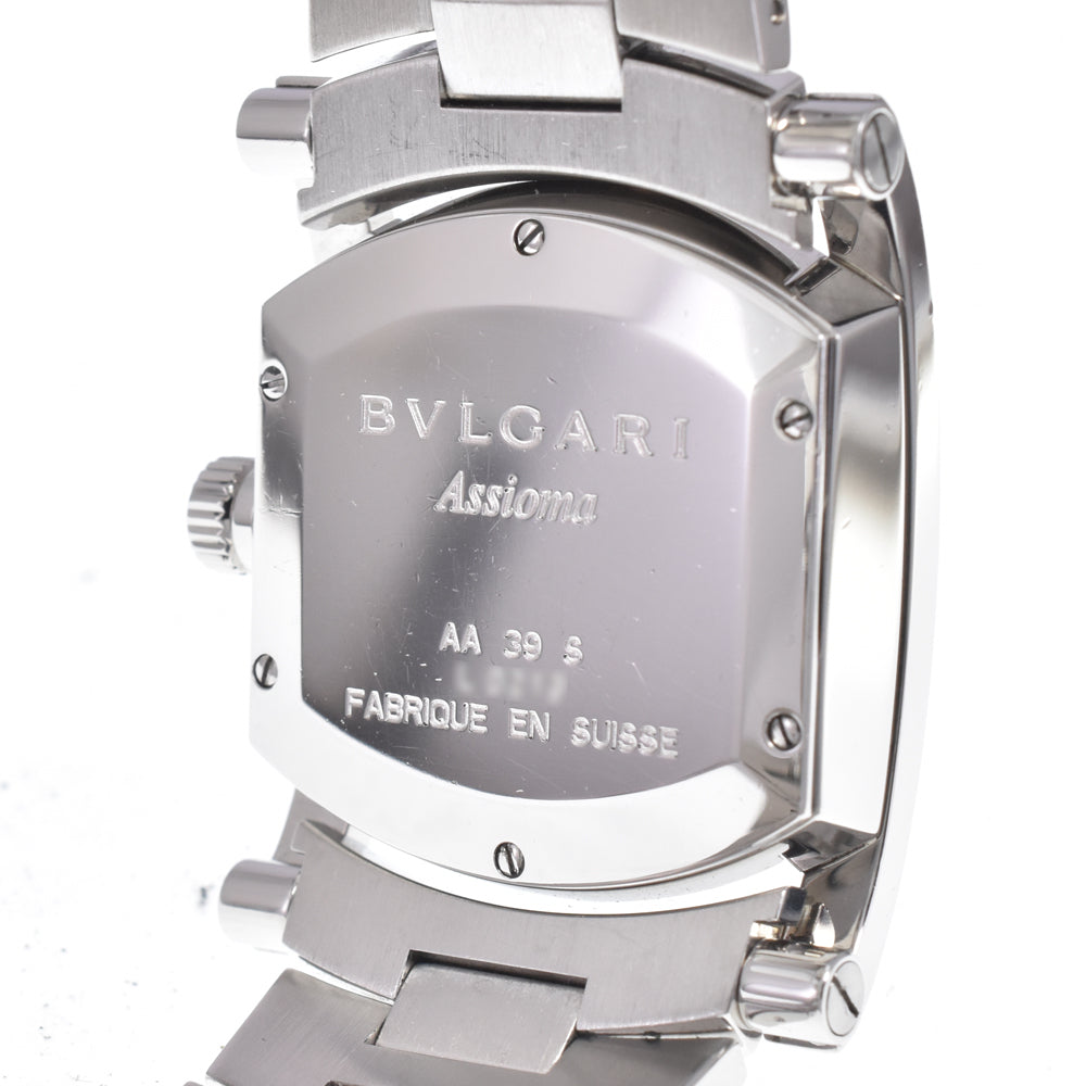BVLGARI Assioma AA39S Date Navy Dial Quartz Ladies
 Watch R#149048