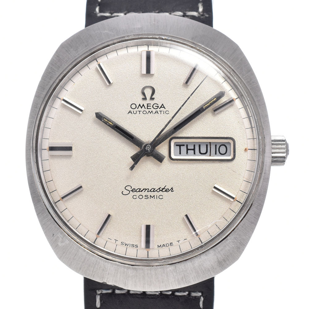 OMEGA Seamaster cosmic 166035-T00L107 vintage Day date Silver Dial Automatic Men's
 Watch P#149051