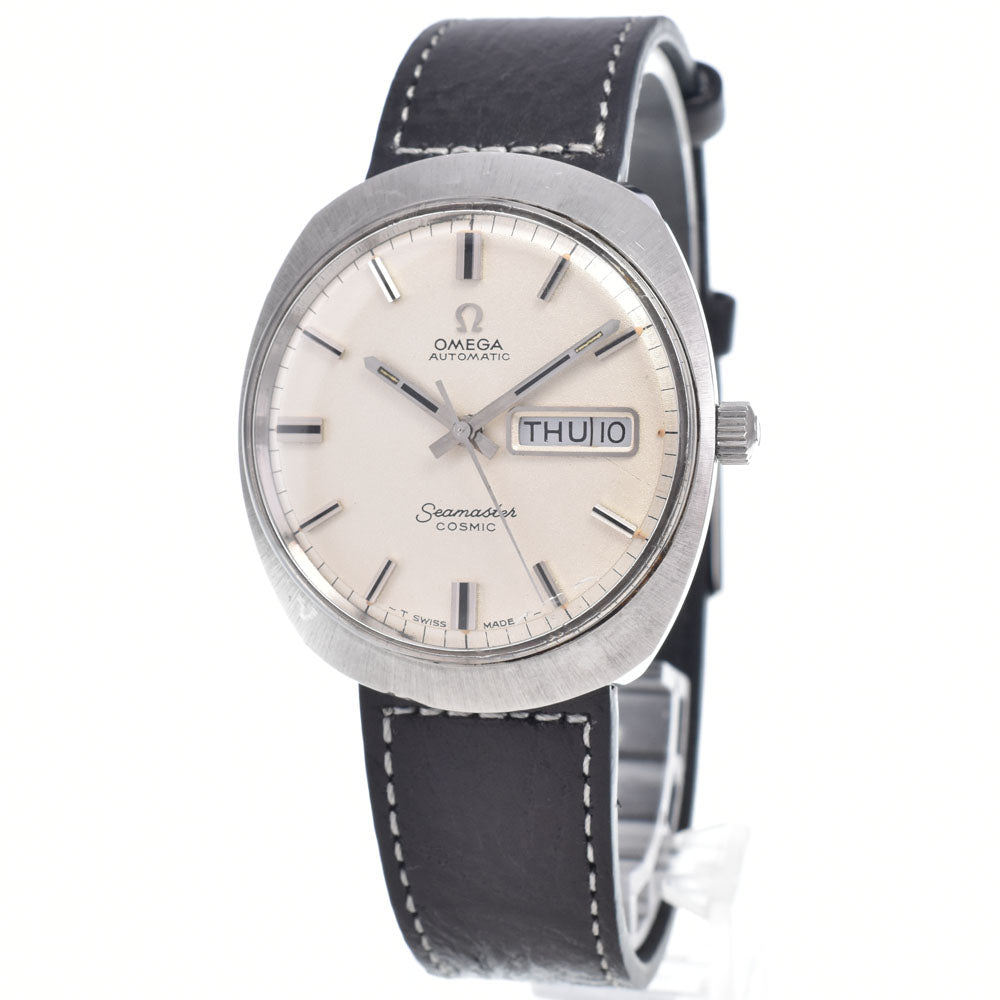 OMEGA Seamaster cosmic 166035-T00L107 vintage Day date Silver Dial Automatic Men's
 Watch P#149051