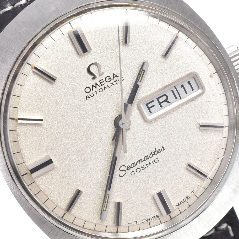 OMEGA Seamaster cosmic 166035-T00L107 vintage Day date Silver Dial Automatic Men's
 Watch P#149051