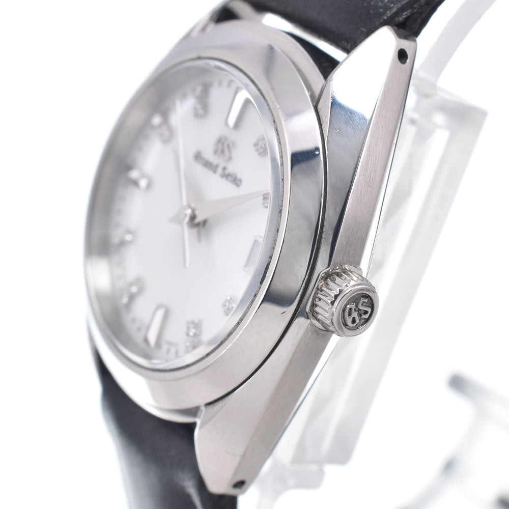 SEIKO GS Grand Seiko 4J52-0AC0 16P diamond White shell Dial Quartz Ladies
 Watch Q#149053