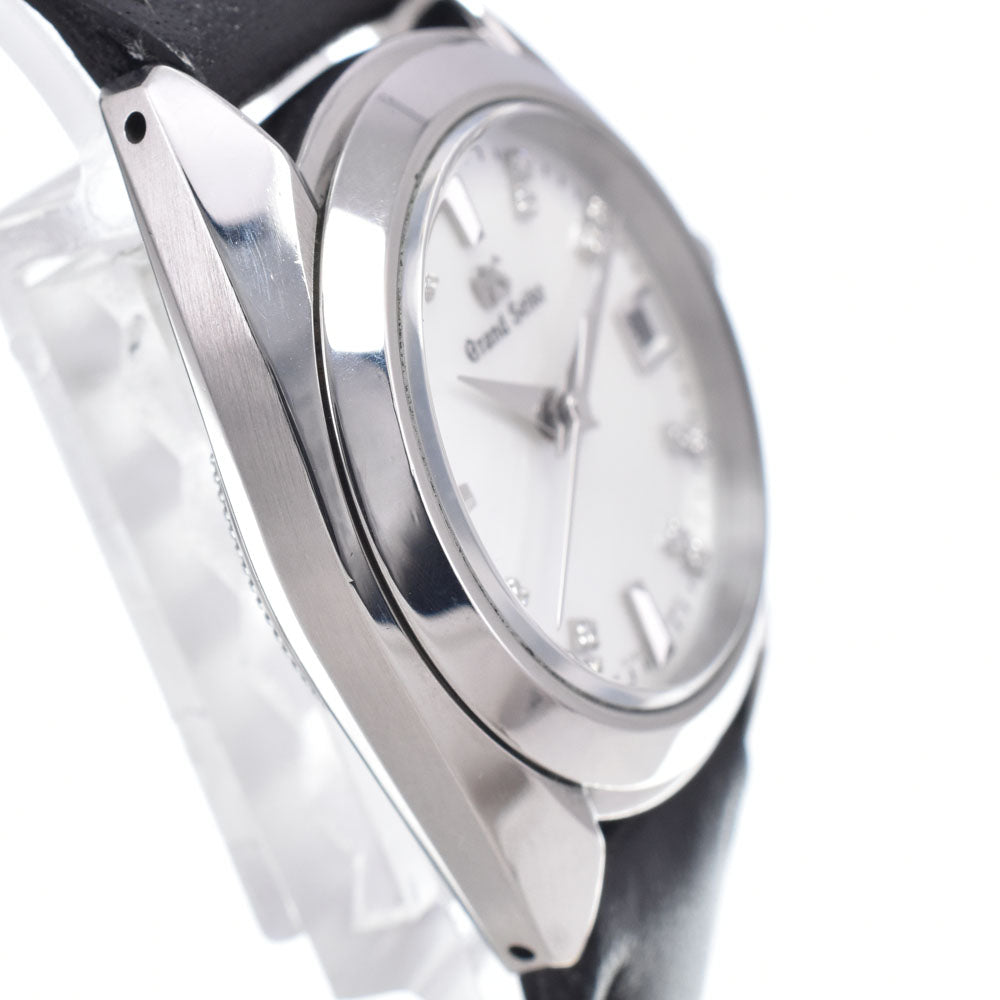 SEIKO GS Grand Seiko 4J52-0AC0 16P diamond White shell Dial Quartz Ladies
 Watch Q#149053