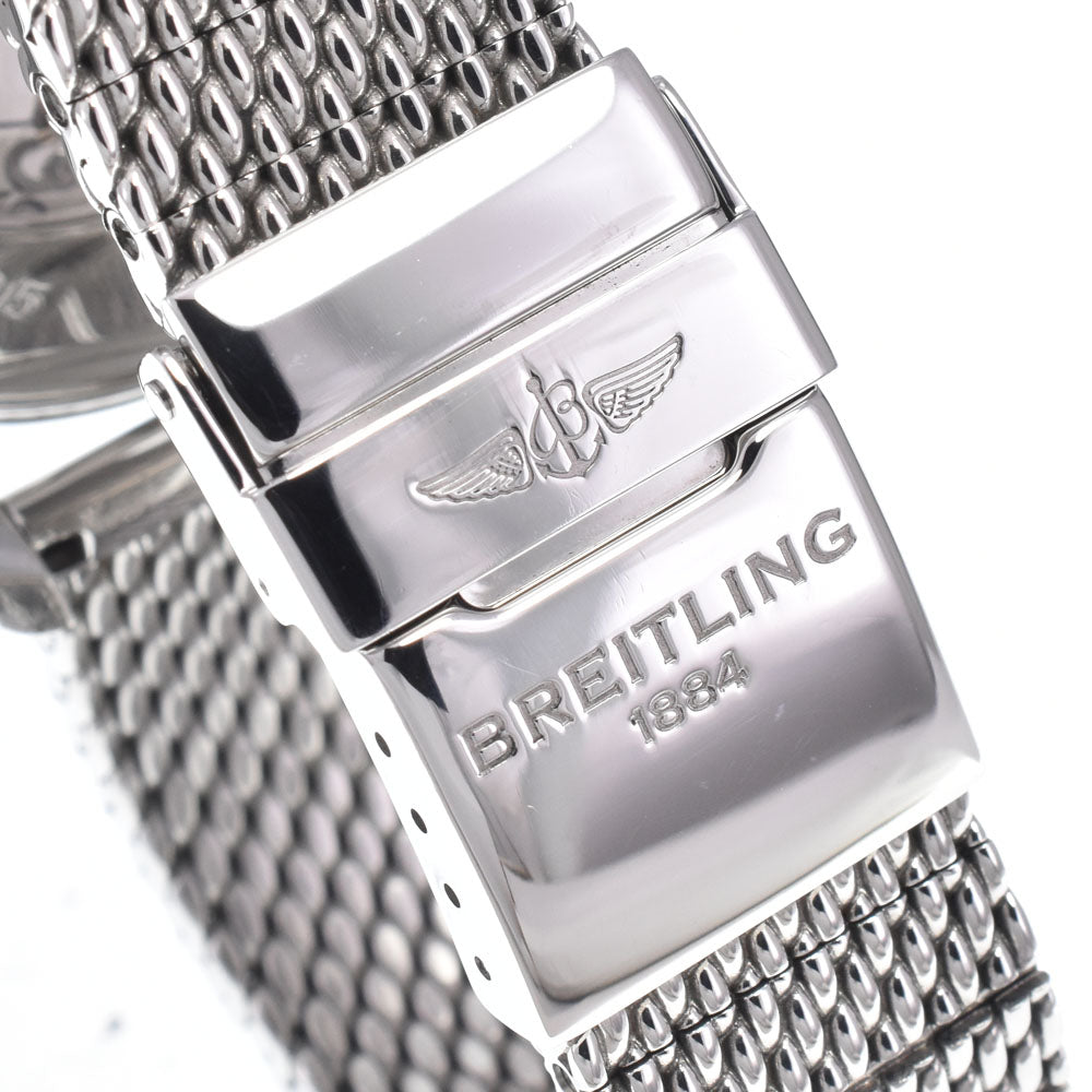 with paper BREITLING Transocean AB1411 Limited edition of 1915 pieces worldwide. See-through back. Silver Dial Hand Winding Men's
 Watch R#149054