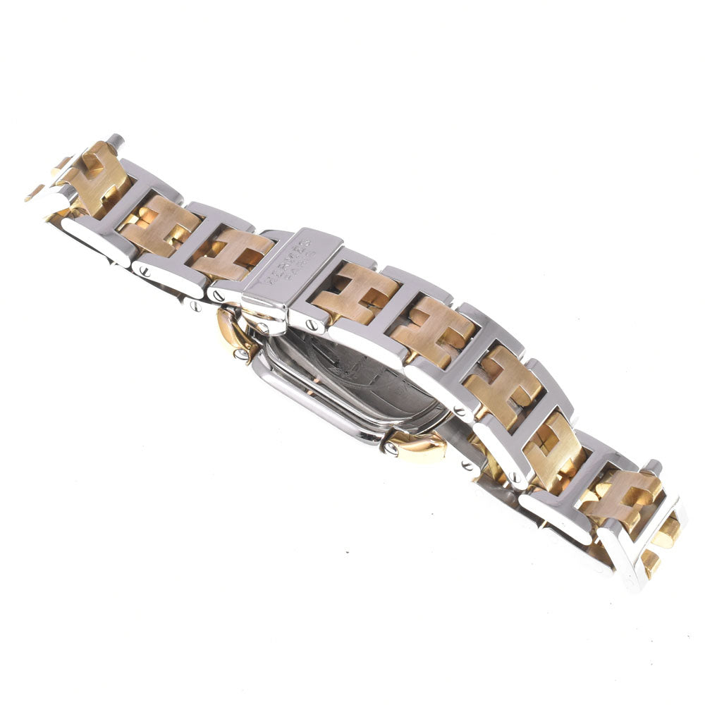 HERMES Rally RA1.240 D buckle white Dial Quartz Ladies
 Watch E#149055