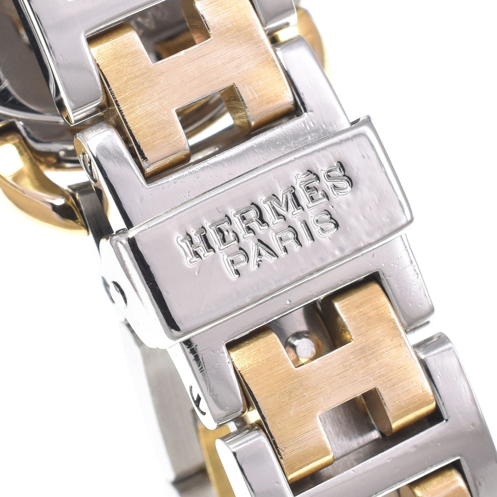 HERMES Rally RA1.240 D buckle white Dial Quartz Ladies
 Watch E#149055