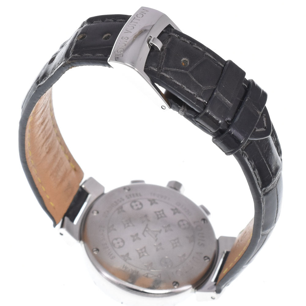 LOUIS VUITTON Tambour Lovely Cup MM Q132G Chronograph Date black Dial Quartz Ladies
 Watch Q#149056