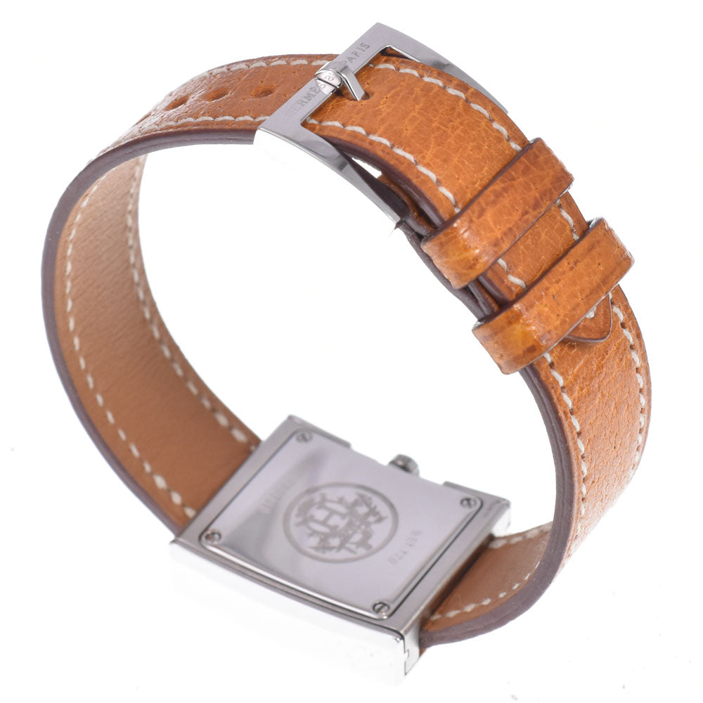 HERMES Belt watch BE1.120 □ F marking white Dial Quartz Ladies
 Watch P#149057