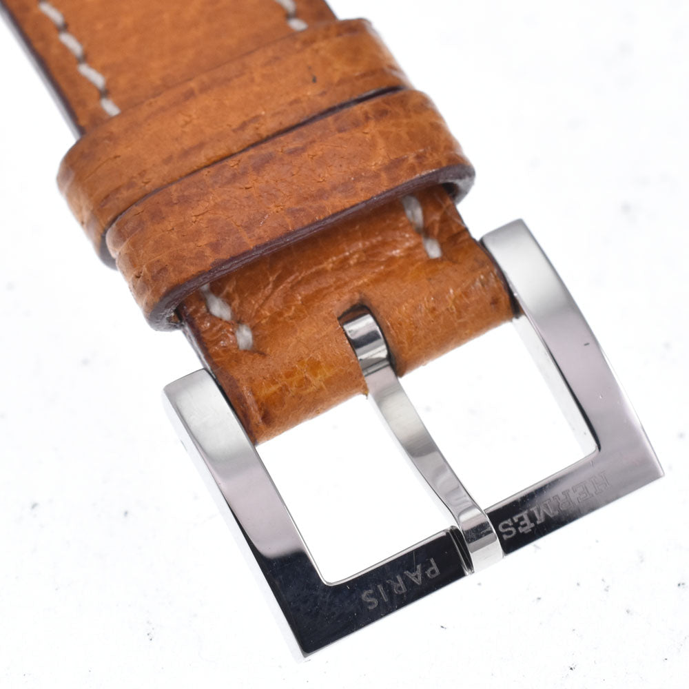 HERMES Belt watch BE1.120 □ F marking white Dial Quartz Ladies
 Watch P#149057
