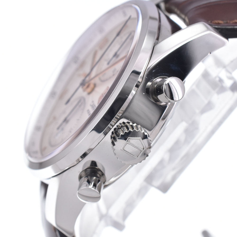 TAG HEUER Carrera Heritage CAS2112 Chronograph Silver Dial Automatic Men's
 Watch Q#149063