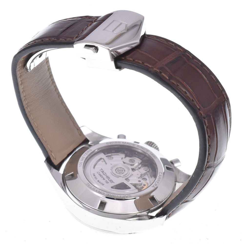 TAG HEUER Carrera Heritage CAS2112 Chronograph Silver Dial Automatic Men's
 Watch Q#149063
