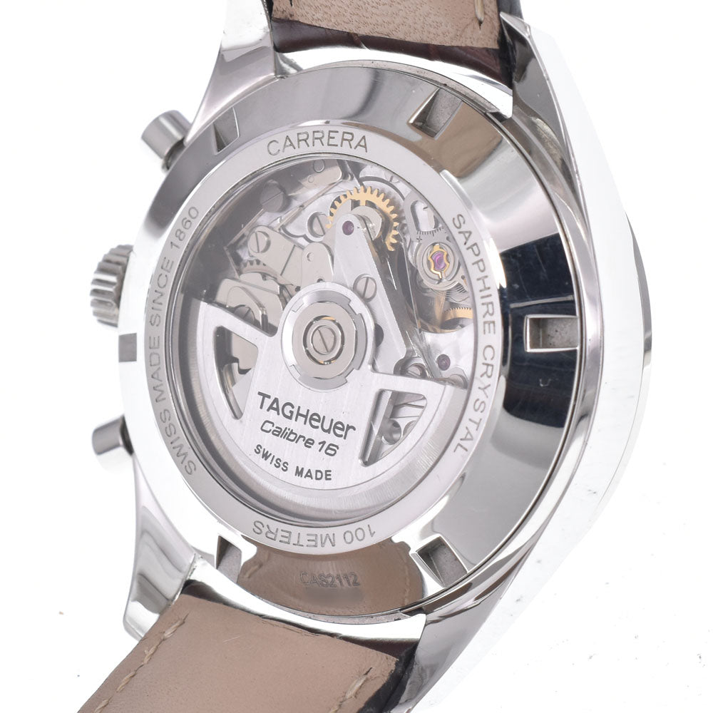 TAG HEUER Carrera Heritage CAS2112 Chronograph Silver Dial Automatic Men's
 Watch Q#149063