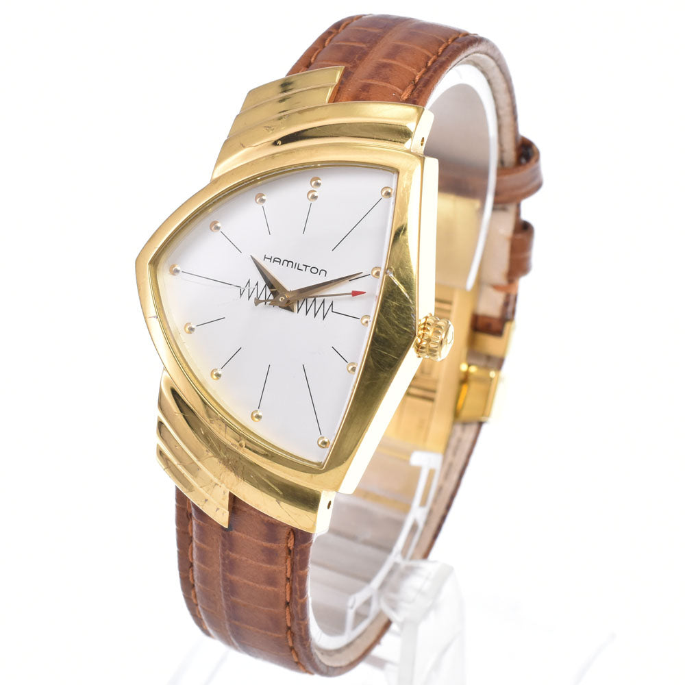 with paper HAMILTON Ventura H243010 Silver Dial Quartz Men's
 Watch P#149065