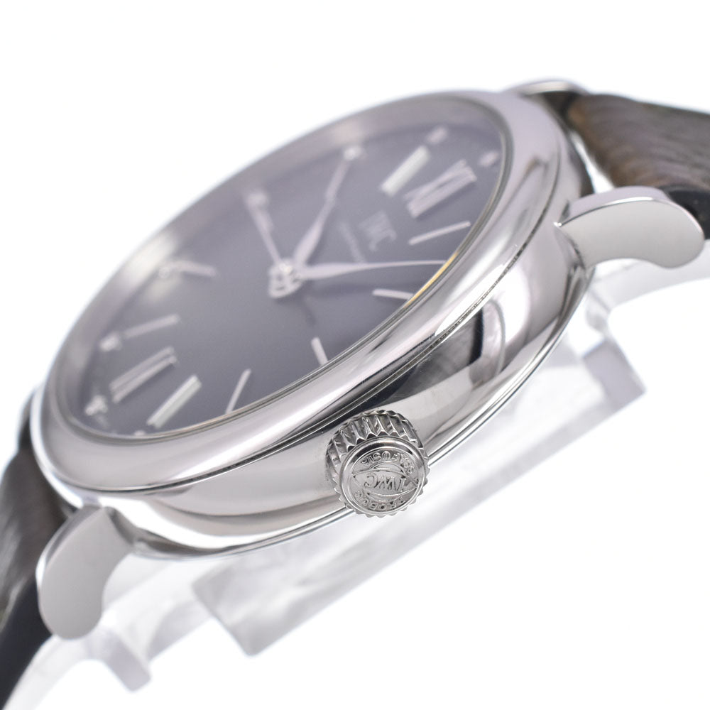 with paper IWC SCHAFFHAUSEN Portofino IW357412 12P diamond khaki Dial Automatic Ladies
 Watch Q#149067