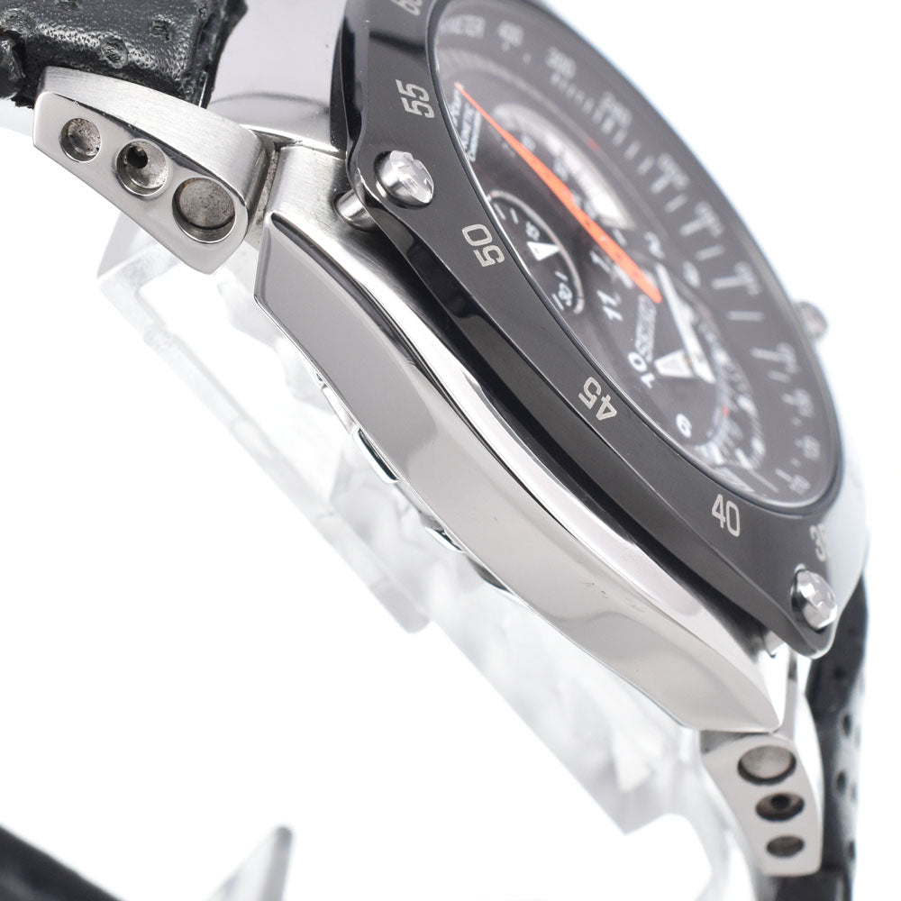 SEIKO Kinetic Sportura 7L22-0AM0 black Dial Auto quartz Men's
 Watch P#149068