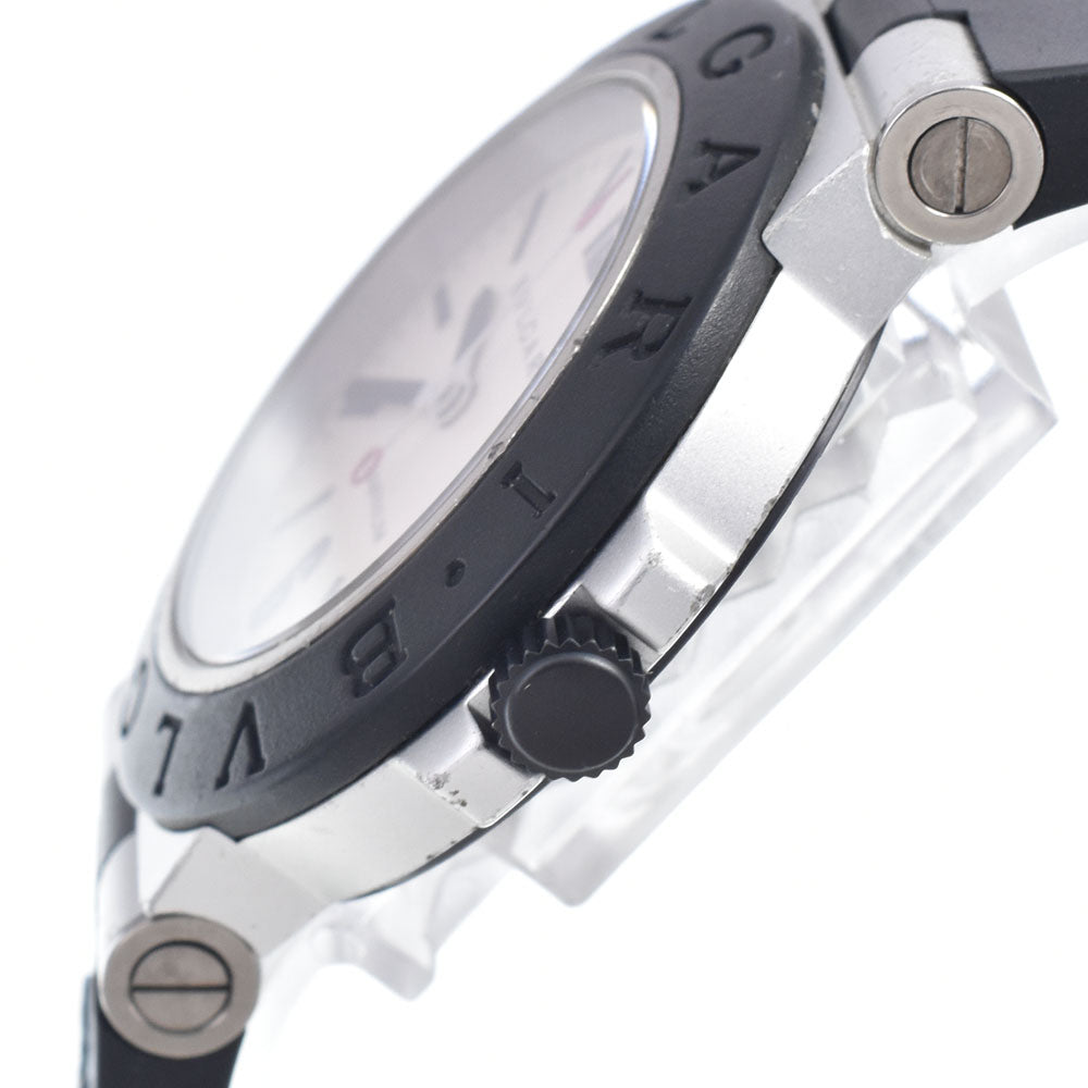 BVLGARI aluminum AL38TA Date Aluminum / Rubber Silver Dial Automatic Men's
 Watch P#149070