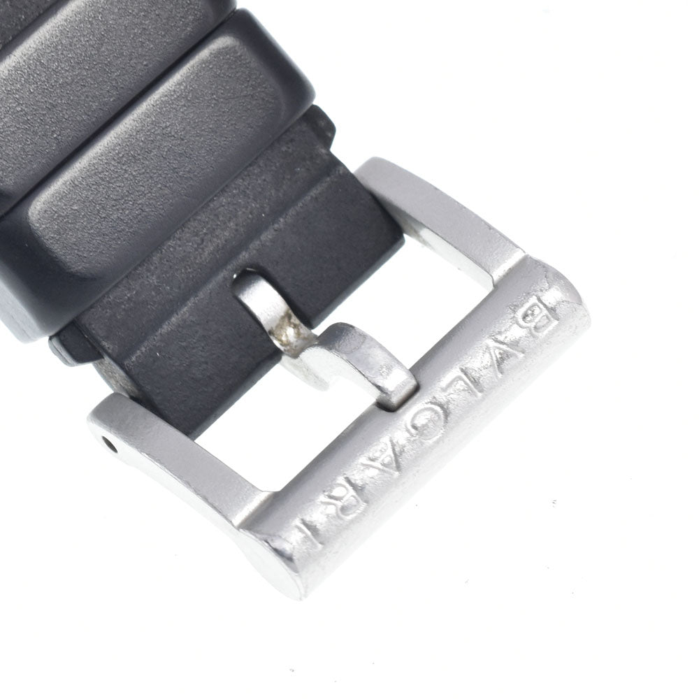 BVLGARI aluminum AL38TA Date Aluminum / Rubber Silver Dial Automatic Men's
 Watch P#149070