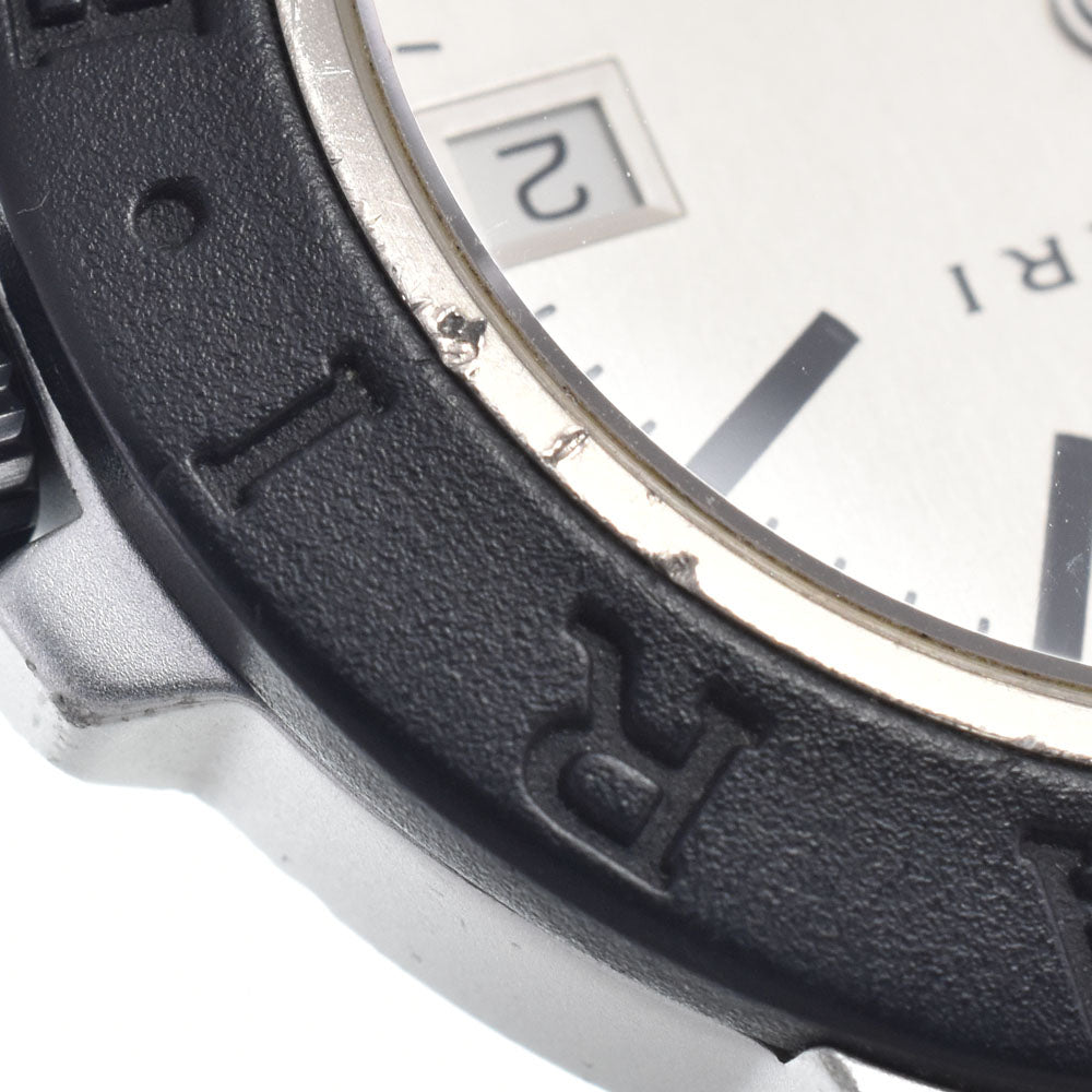 BVLGARI aluminum AL38TA Date Aluminum / Rubber Silver Dial Automatic Men's
 Watch P#149070