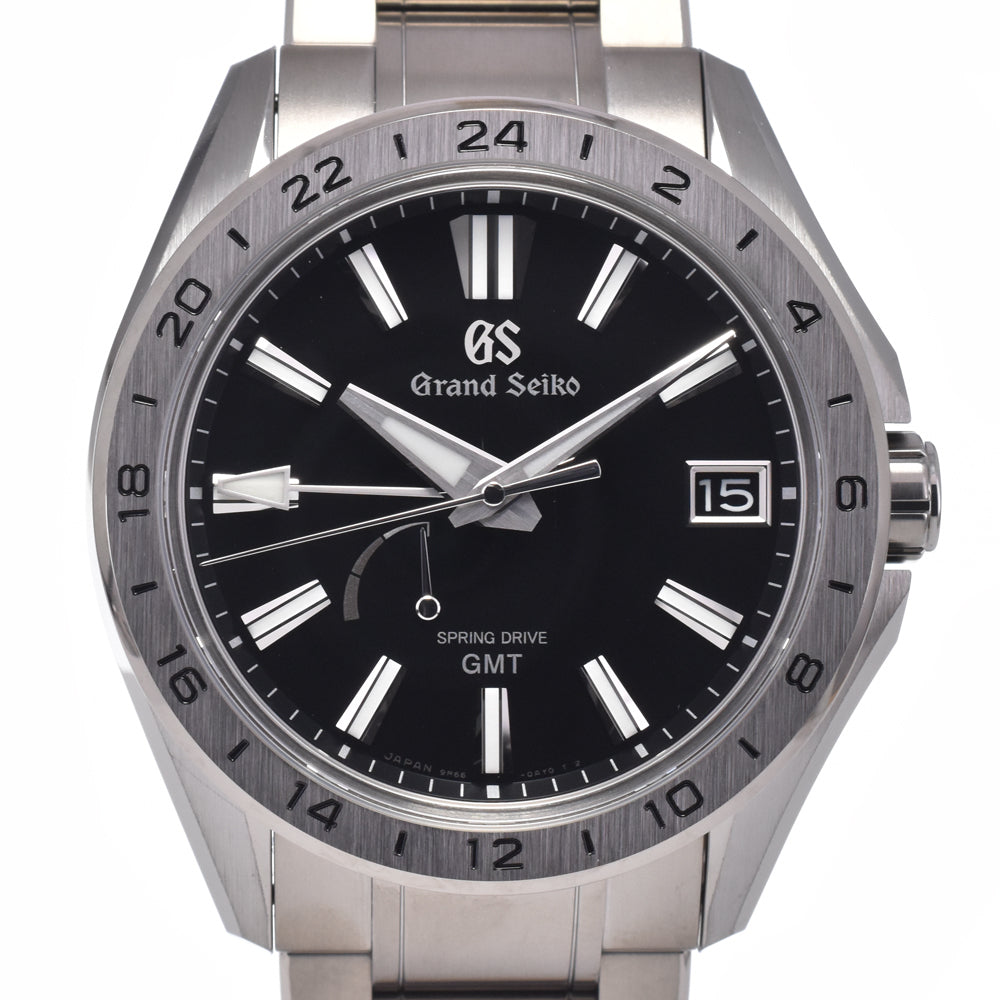 SEIKO Grand Seiko 9R66-0BJ0/SBGE283 GMT black Dial Spring drive Men's
 Watch P#149071