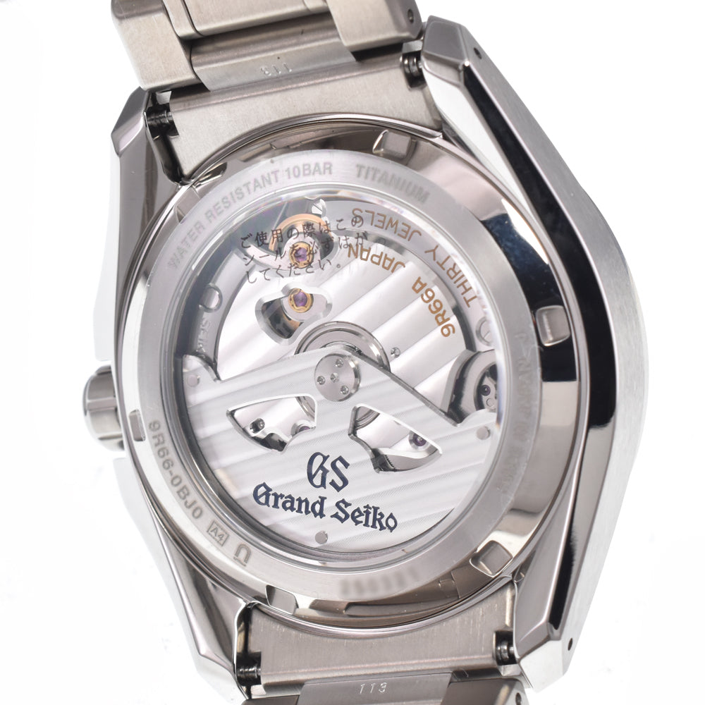 SEIKO Grand Seiko 9R66-0BJ0/SBGE283 GMT black Dial Spring drive Men's
 Watch P#149071