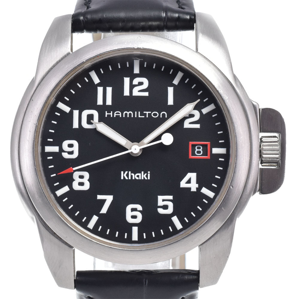 HAMILTON khaki 6309 Date black Dial Quartz Men's
 Watch Q#149072
