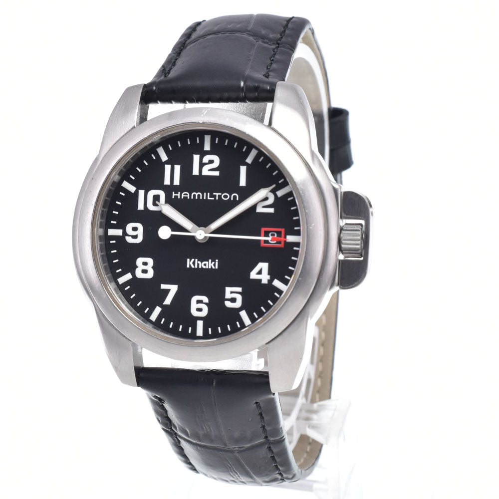 HAMILTON khaki 6309 Date black Dial Quartz Men's
 Watch Q#149072