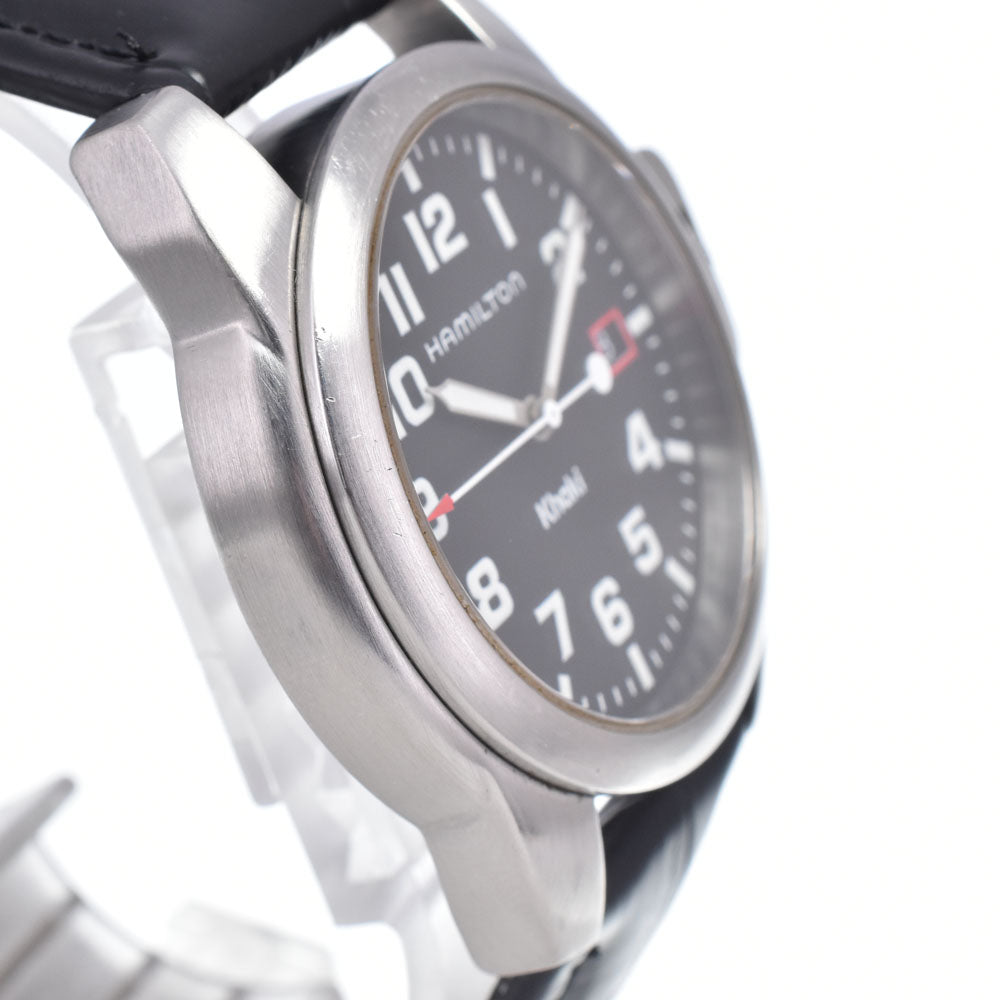 HAMILTON khaki 6309 Date black Dial Quartz Men's
 Watch Q#149072