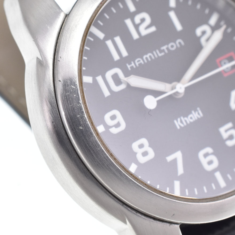 HAMILTON khaki 6309 Date black Dial Quartz Men's
 Watch Q#149072