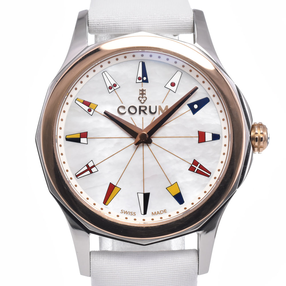 CORUM Admirals cup 01.0132 White shell Dial Quartz Ladies
 Watch Q#149073