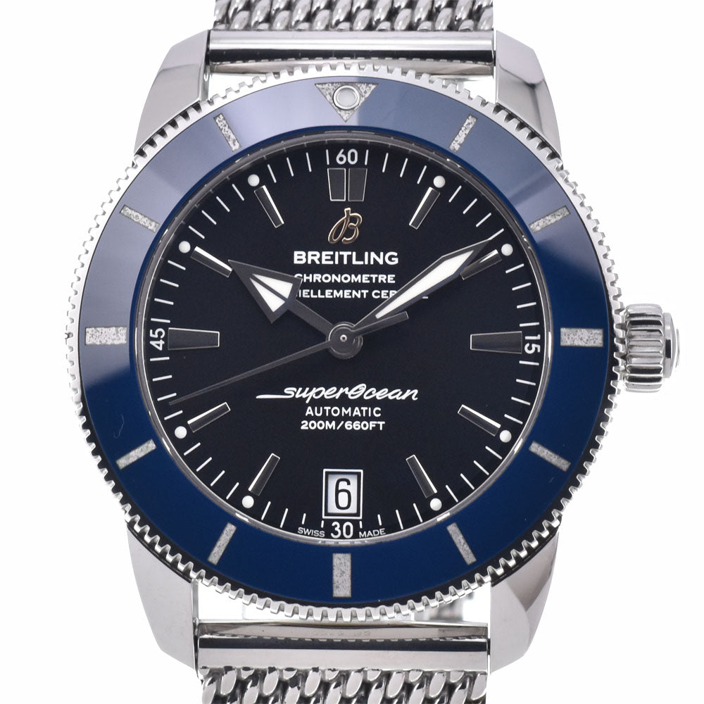 with paper BREITLING Super Ocean Heritage II AB2010 black Dial Automatic Men's
 Watch R#149075