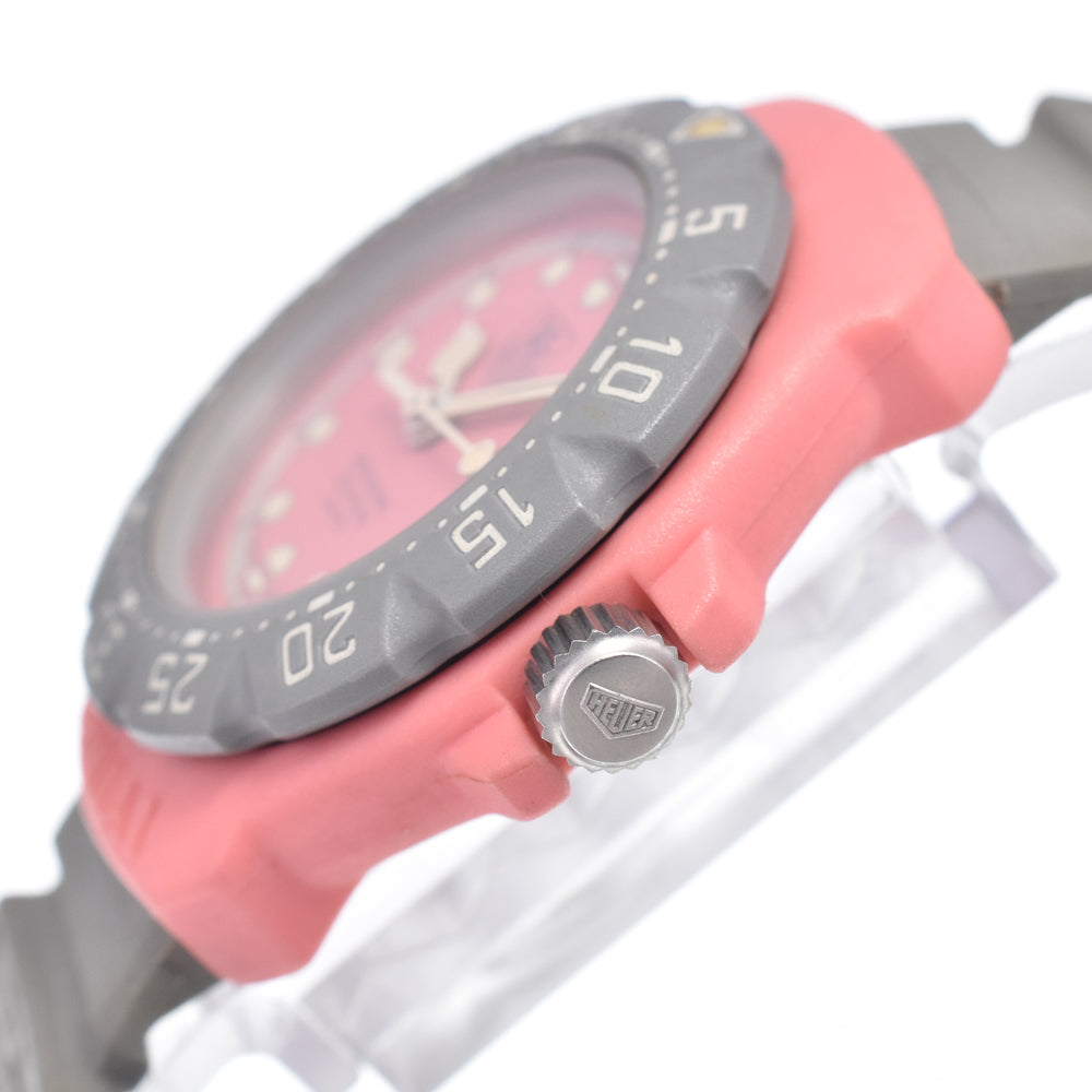 TAG HEUER Formula 1 360.508 stainless steel / rubber pink Dial Quartz Ladies
 Watch P#149078