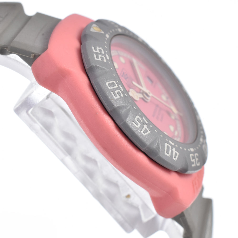 TAG HEUER Formula 1 360.508 stainless steel / rubber pink Dial Quartz Ladies
 Watch P#149078