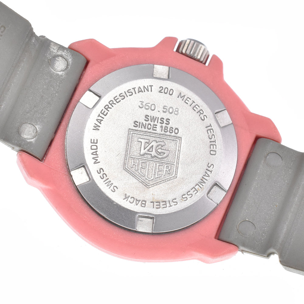 TAG HEUER Formula 1 360.508 stainless steel / rubber pink Dial Quartz Ladies
 Watch P#149078