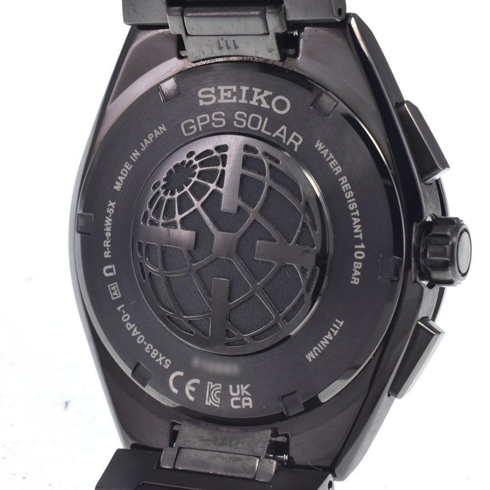 SEIKO Astron SBXC179/5X83-0AP0 black Dial GPS Solar Men's
 Watch P#149079