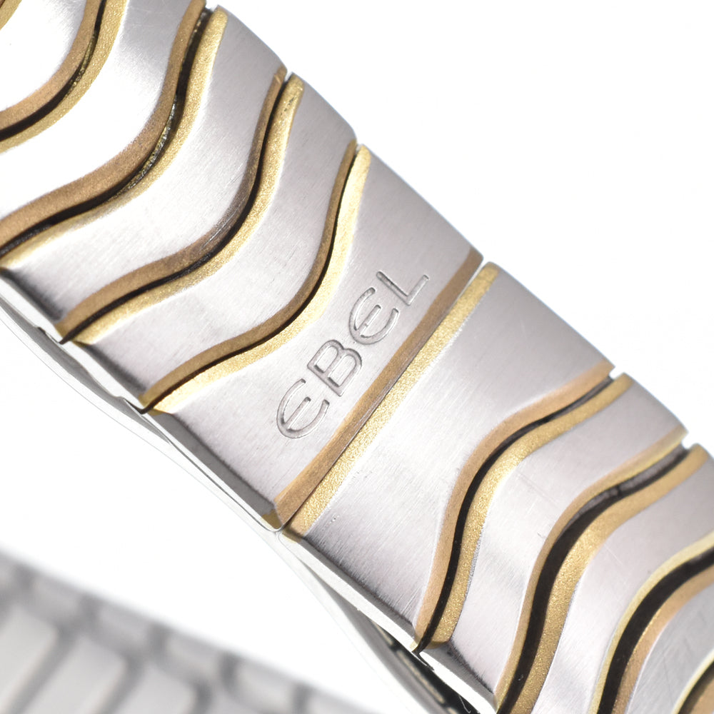 EBEL Classic wave 1003F11.1 K18YG Bezel white Dial Quartz Men's
 Watch R#149080