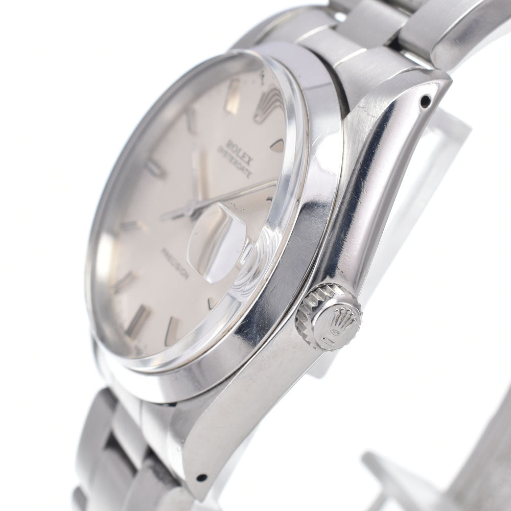 ROLEX Oyster Date Precision 6694 vintage Cal.1225 Silver Dial Hand Winding Men's
 Watch Q#149082