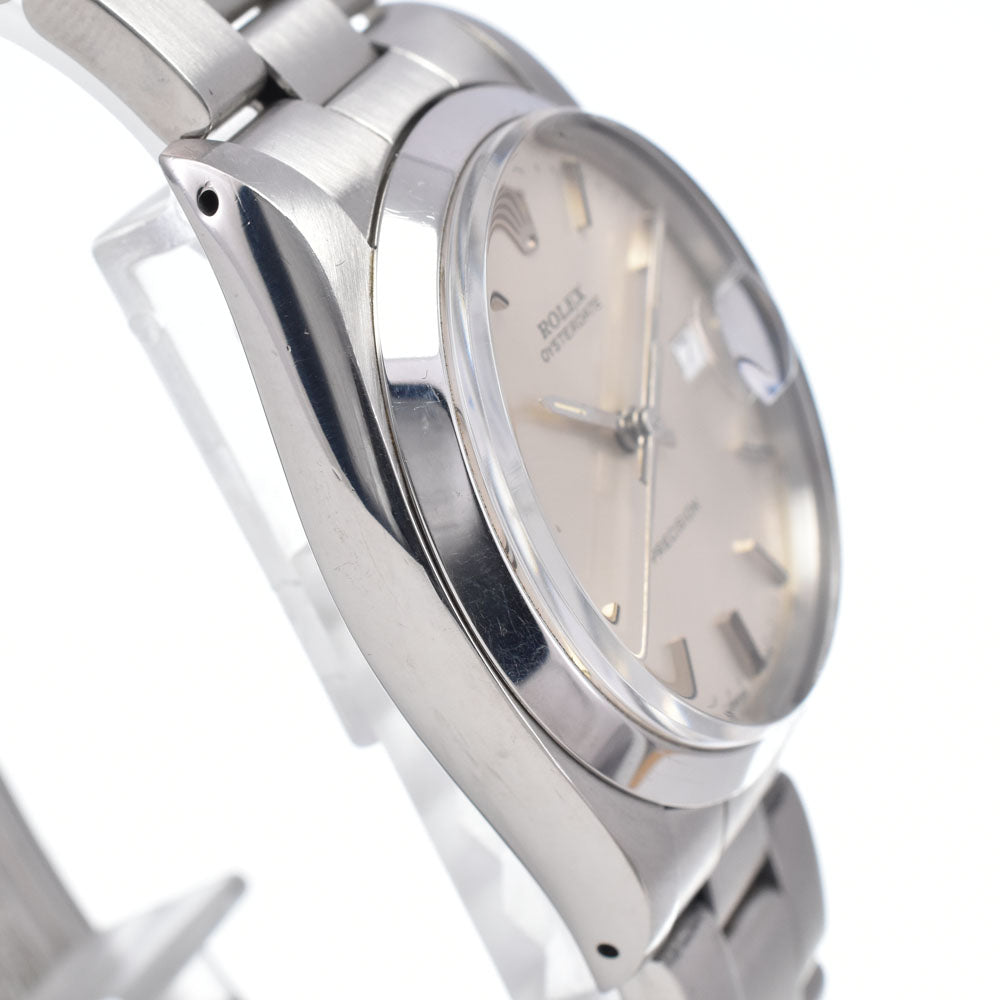ROLEX Oyster Date Precision 6694 vintage Cal.1225 Silver Dial Hand Winding Men's
 Watch Q#149082