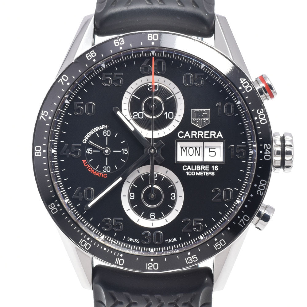 with paper TAG HEUER Carrera CV2A10 Caliber 16 black Dial Automatic Men's
 Watch P#149083