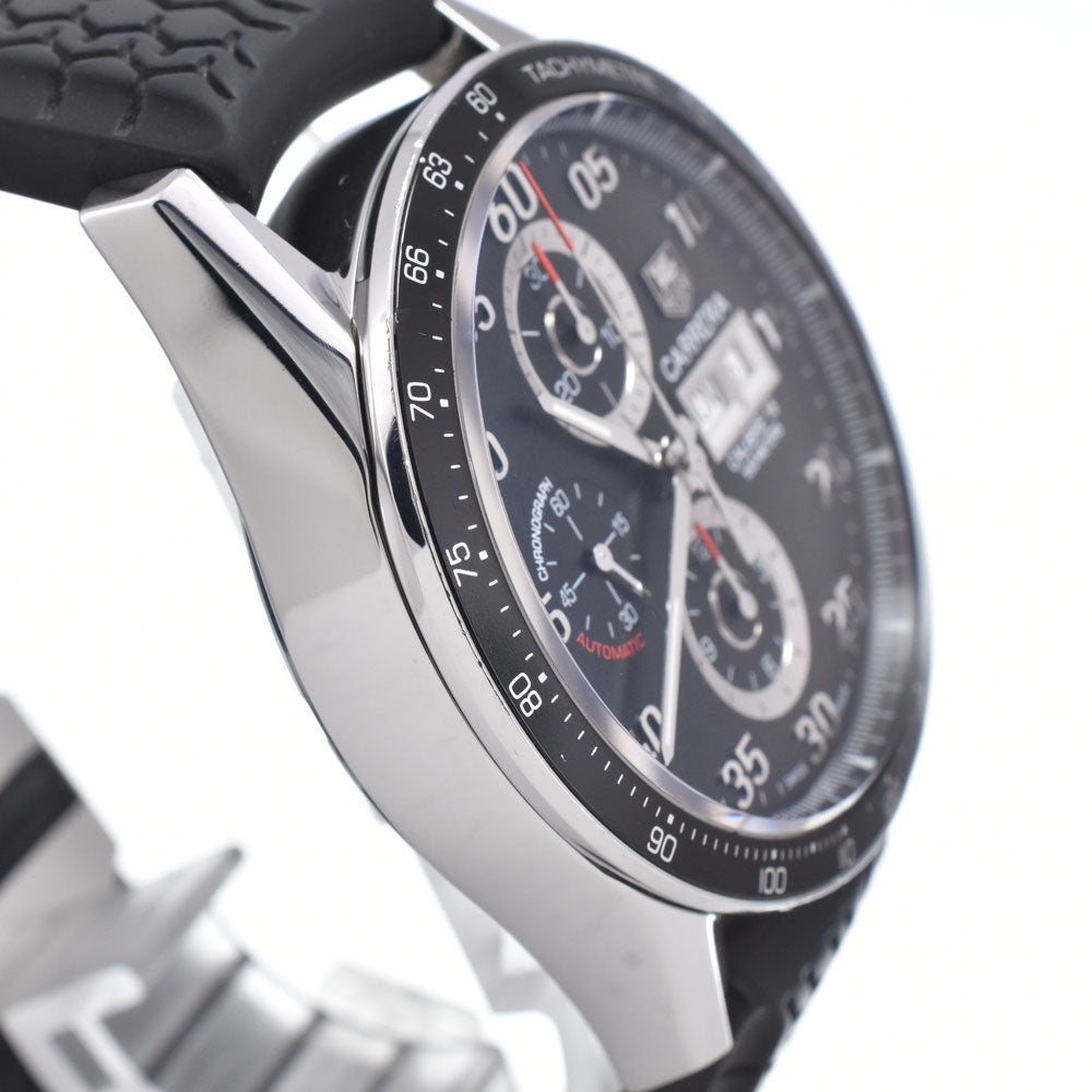 with paper TAG HEUER Carrera CV2A10 Caliber 16 black Dial Automatic Men's
 Watch P#149083