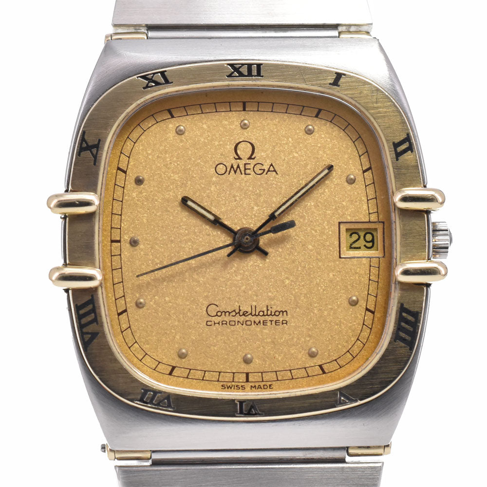 OMEGA Constellation Square Half bar gold Dial Quartz Men's
 Watch A#149084
