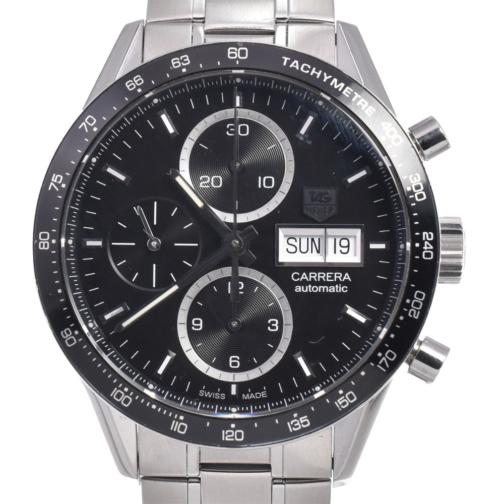 TAG HEUER Carrera CV201AG Chronograph day date black Dial Automatic Men's
 Watch A#149091