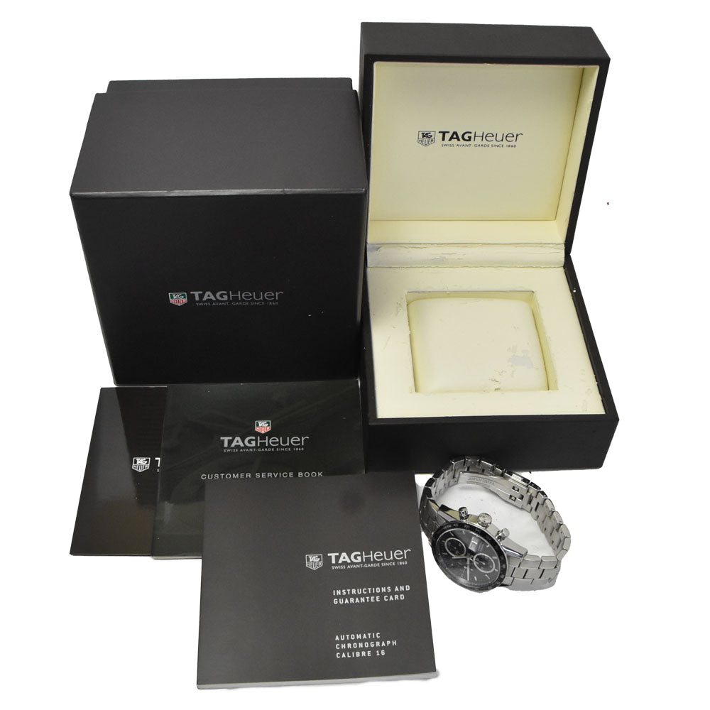 TAG HEUER Carrera CV201AG Chronograph day date black Dial Automatic Men's
 Watch A#149091
