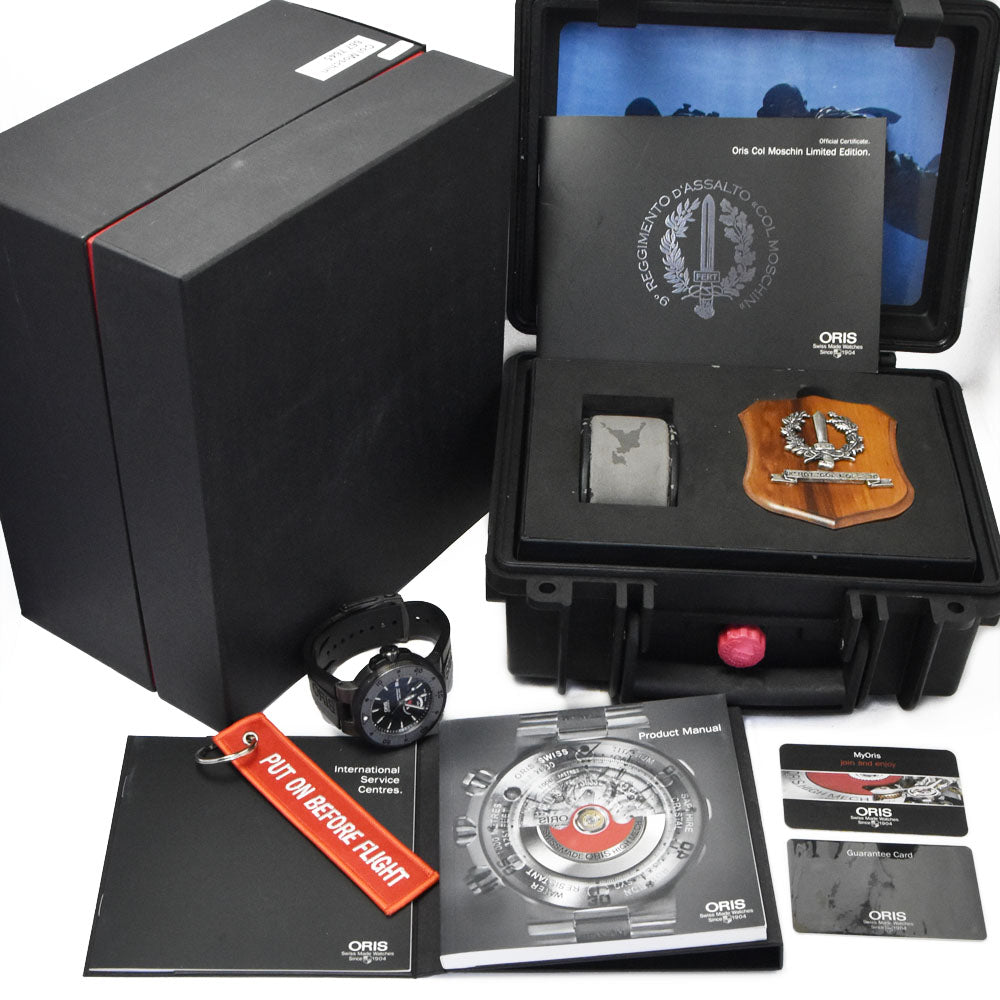 ORIS Cole Moskin Limited Edition 01.667.7645.7284 2000 limited black Dial Automatic Men's
 Watch Q#149092