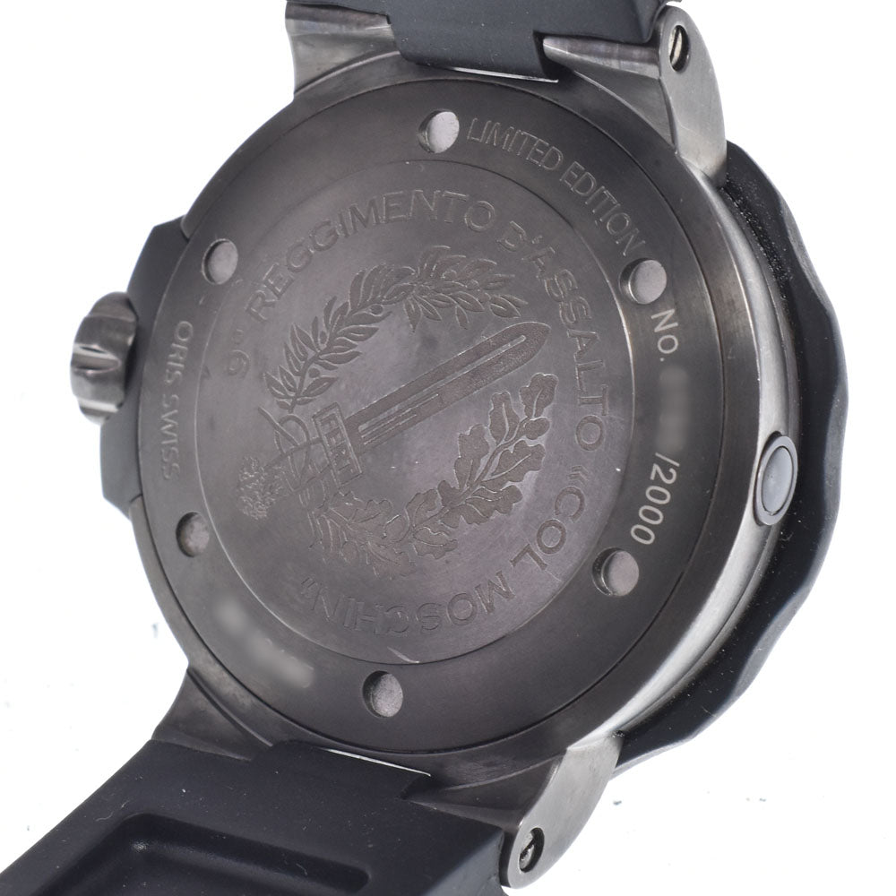 ORIS Cole Moskin Limited Edition 01.667.7645.7284 2000 limited black Dial Automatic Men's
 Watch Q#149092