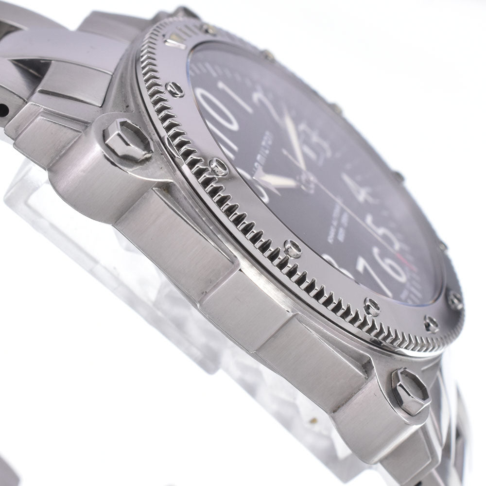 with paper HAMILTON Khaki Below Zero H785550 Date black Dial Automatic Men's
 Watch P#149095
