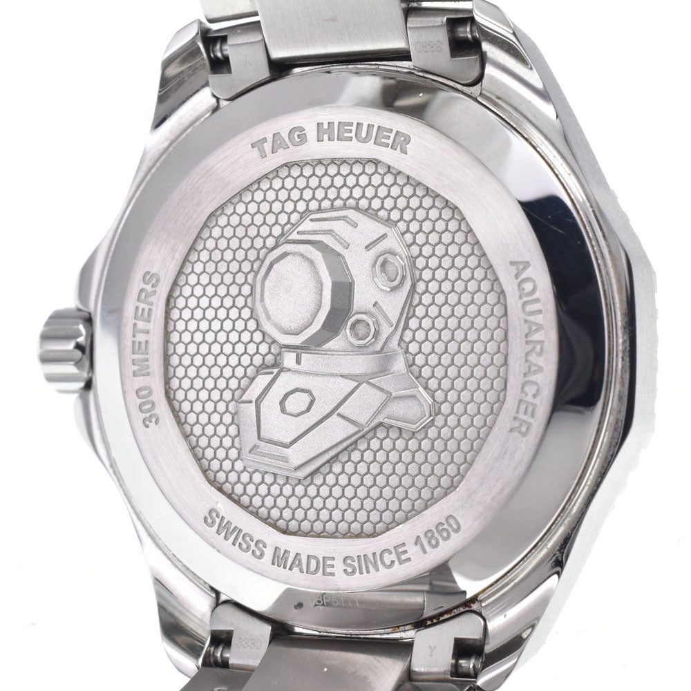 with paper TAG HEUER Aqua racer WBP5111.BA0013 Date blue Dial Automatic Men's
 Watch O#149100