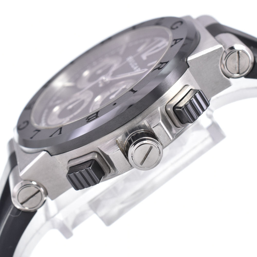 BVLGARI Diagono DG37SCCH Chronograph Date black Dial Automatic Men's
 Watch Q#149101